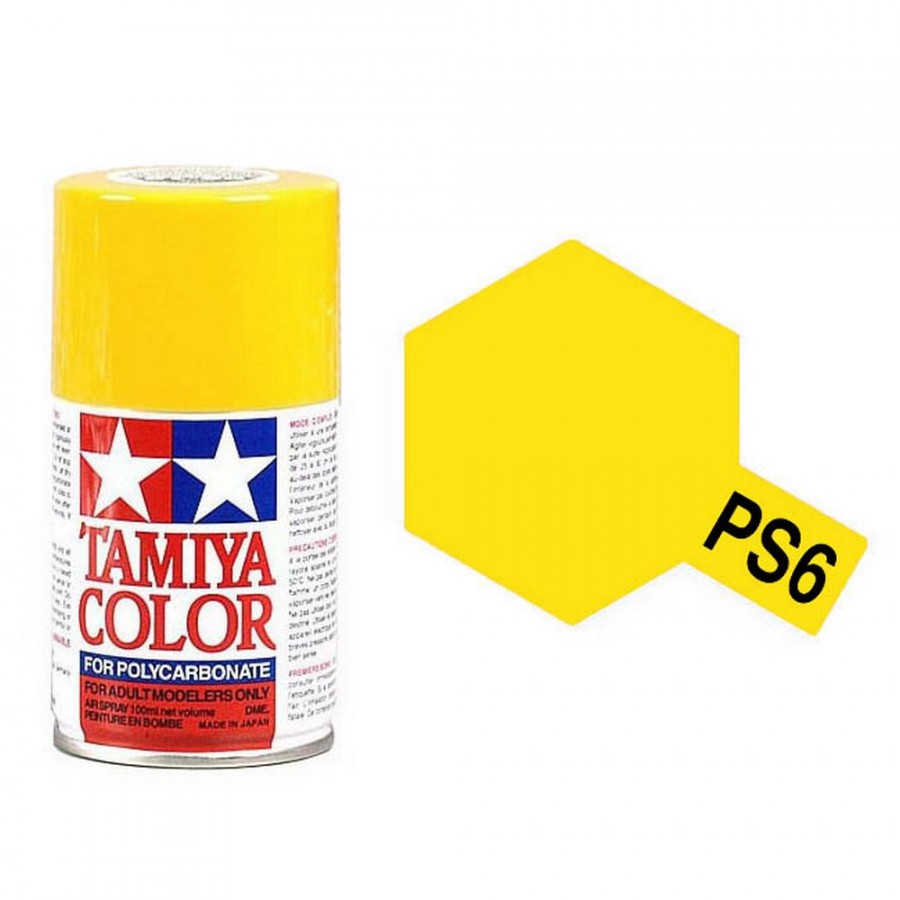 Jaune Polycarbonate Spray de 100ml-TAMIYA PS6