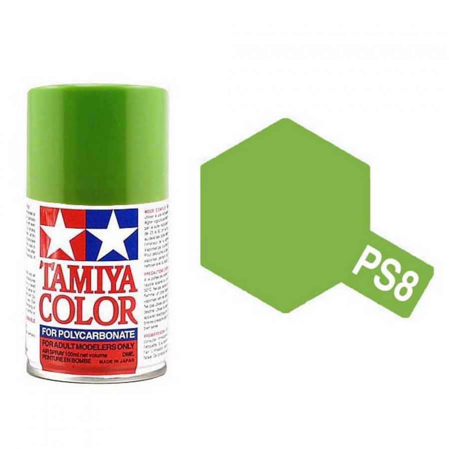Vert Clair Polycarbonate Spray de 100ml-TAMIYA PS8