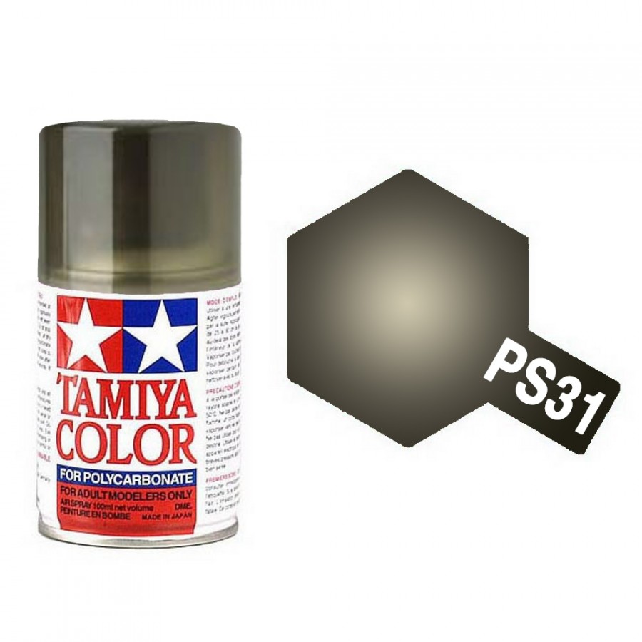 Noir translucide "Fumée" Polycarbonate Spray de 100ml-TAMIYA PS31