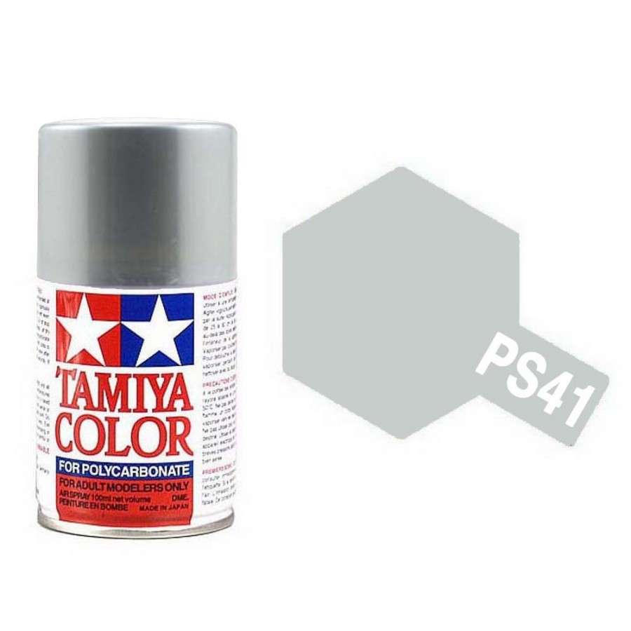 Argent "lumineux" Polycarbonate Spray de 100ml-TAMIYA PS41