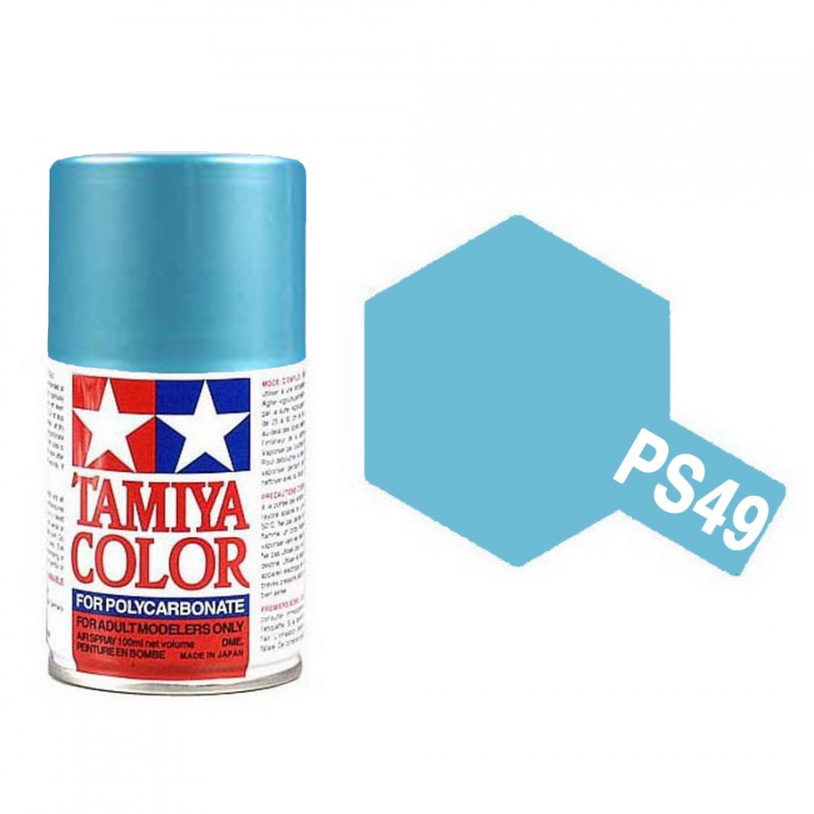 Bleu anodisé Polycarbonate Spray de 100ml-TAMIYA PS49