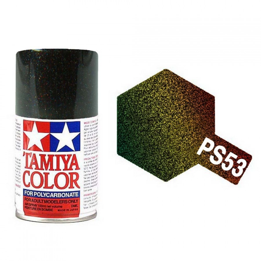 Pailleté "Arc-en-ciel/Laser" Polycarbonate Spray de 100ml-TAMIYA PS53