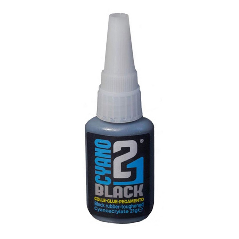 Colle 21 BLACK cyanoacrylate 21g pour maquette et figurine-COLLE21 Colle 21 BLACK cyanoacrylate 21g pour maquette et figurine-COLLE21