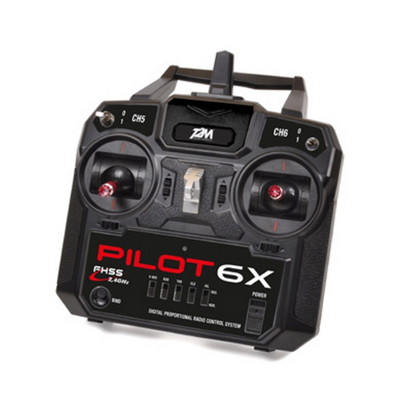 Radiocommande Pilot, 6 voies 2.4GHz - T2M T3424A