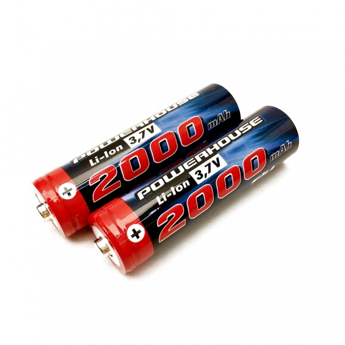 Batterie Li-Ion 3.7 volts / 2000 mAh , 2 pièces - T2M T4933/19