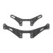 Supports amortisseurs longs TRF420 Carbone - 1/10 - TAMIYA 47440