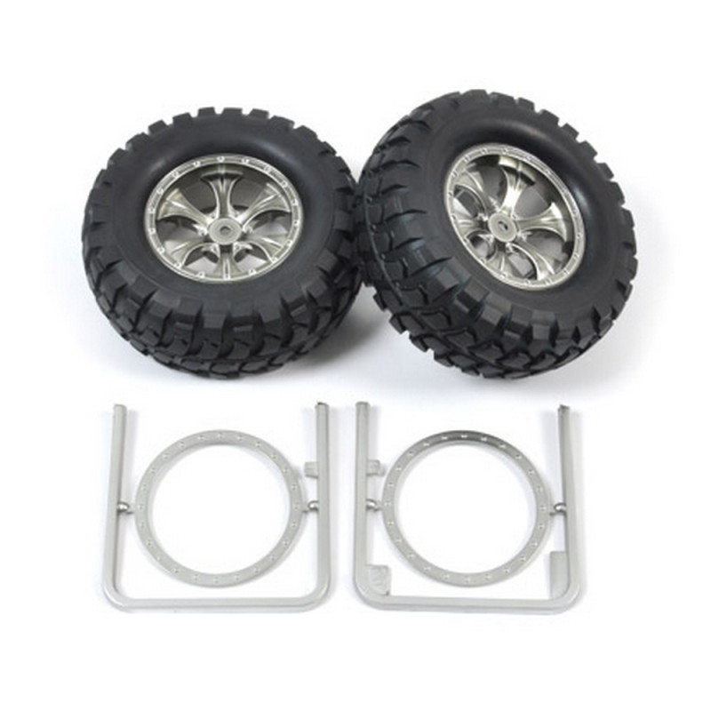 2 Roues à 6 branches Crawler - Hexa 12 mm - 1/10 1/12 - TAMIYA 54483