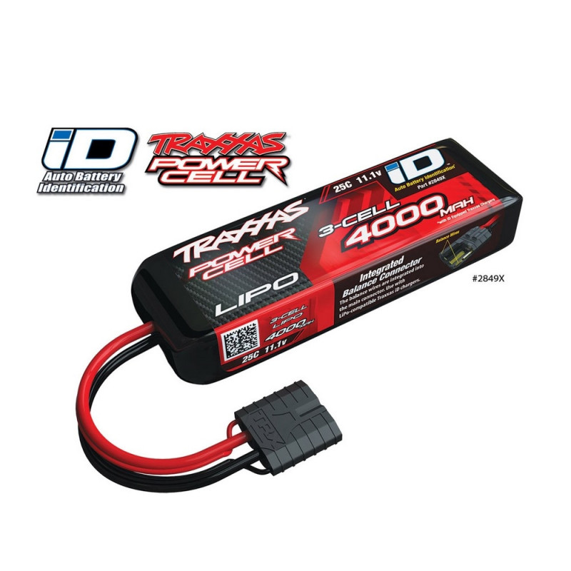 Accu Li-Po ID 11.1V 25C 4000mah 3S - TRAXXAS 2849X