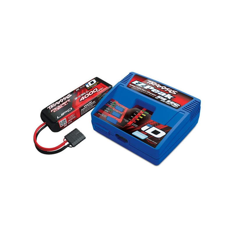 Pack Chargeur EZ-Peak Plus + 1 x Li-Po 11.1V 4000mAh-TRAXXAS 2994G