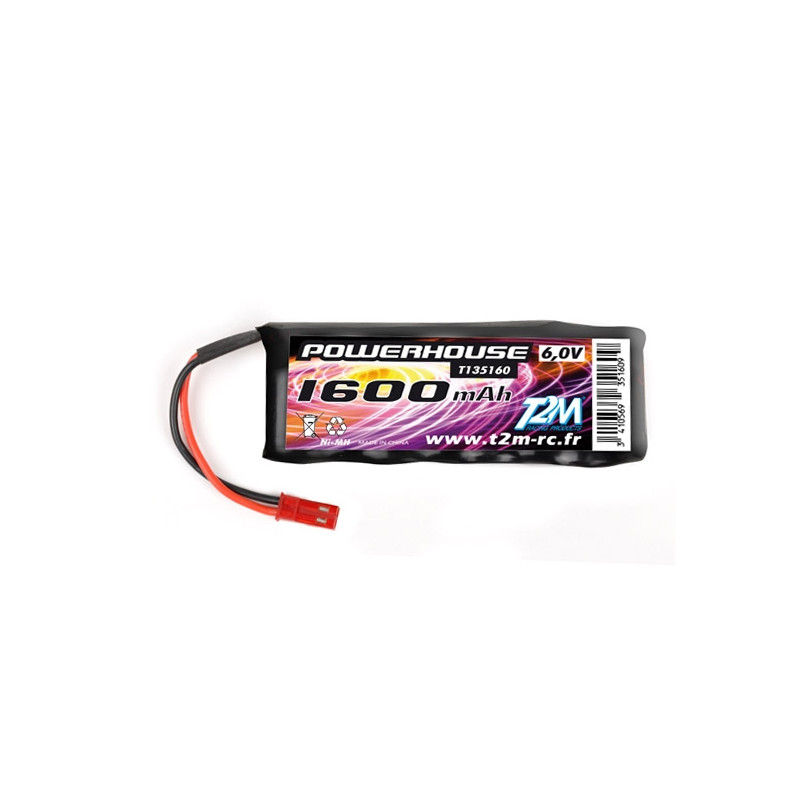 Batterie Accu RX 6V/1600 mAh BEC - T2M T135160