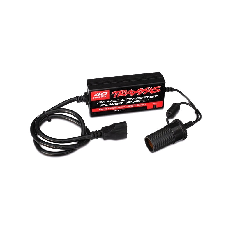 Alimentation 220V-12V 40W Allume-Cigare-TRAXXAS 2976G