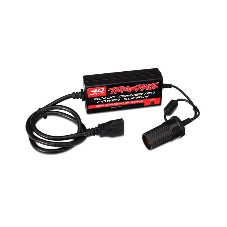 Alimentation 220V-12V 40W Allume-Cigare-TRAXXAS 2976G